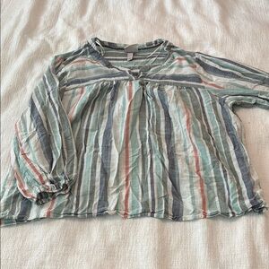 Knox Rose Multicolor Striped Blouse